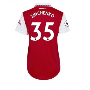 Arsenal Oleksandr Zinchenko #35 kläder Kvinnor 2022-23 Hemmatröja Kortärmad